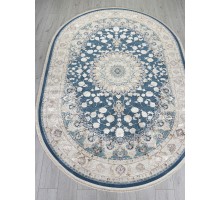 Arda Ковер Zarina A050B d.blue/cream Овал