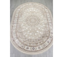 Arda Ковер Zarina A050B l.beige/cream Овал