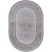Arda Ковер Zarina A053B light grey shrink/light grey shrink Овал
