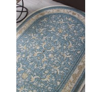 Arda Ковер Zarina M101B blue shirink/blue shirink Овал