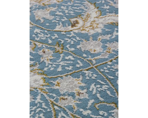 Arda Ковер Zarina M101B blue shirink/blue shirink Овал