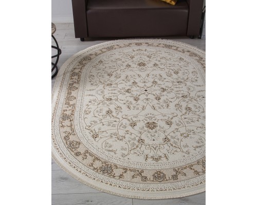 Arda Ковер Zarina M101B cream/cream Овал Arda Ковер Zarina M101B cream/cream Овал